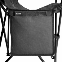 Set doua scaune camping / pescuit, pliabile, negru, 96 x 54 x 86cm, Vivo AC03
